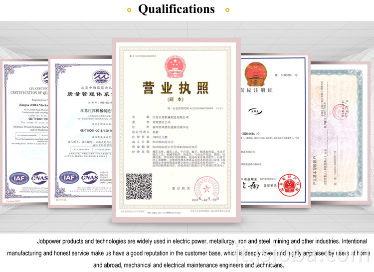 Jrcs sottile jack idraulico a singolo azione 10 tonnellate